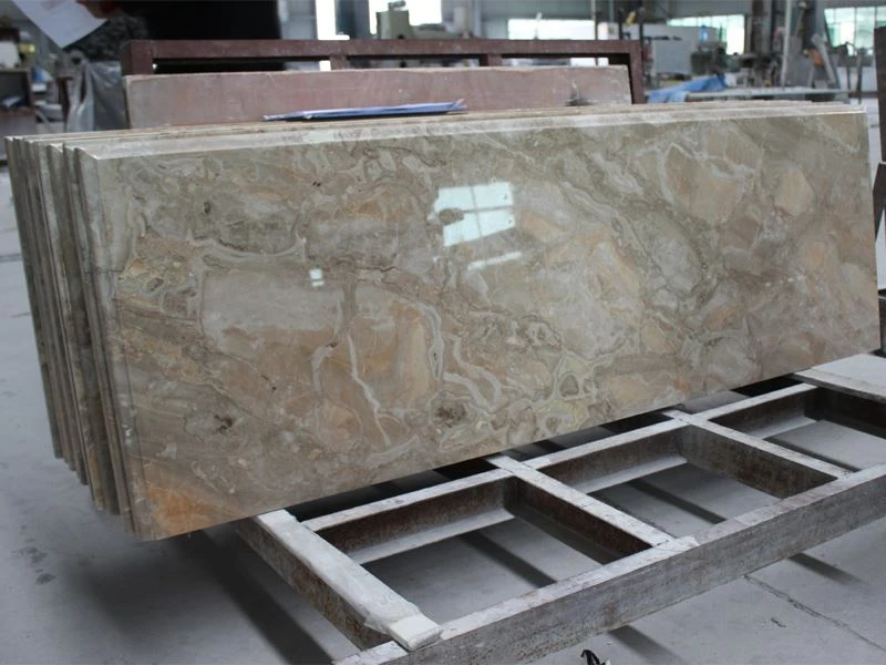 Breccia Oniciata Marble Bar Top