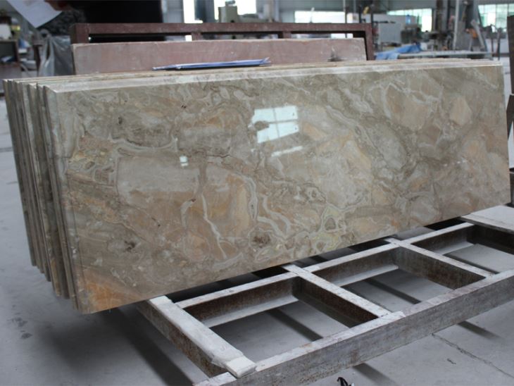 Breccia Oniciata Marble Bar Top