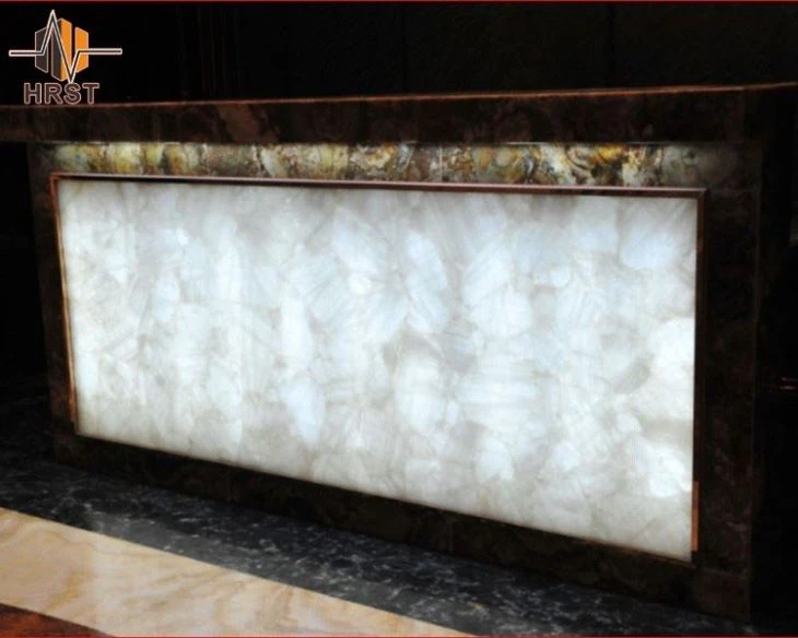White Crystal Gemstone Slabs (3)