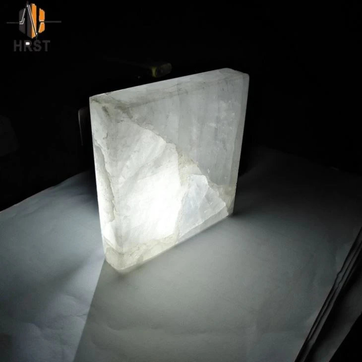 White Crystal Gemstone Slabs (4)