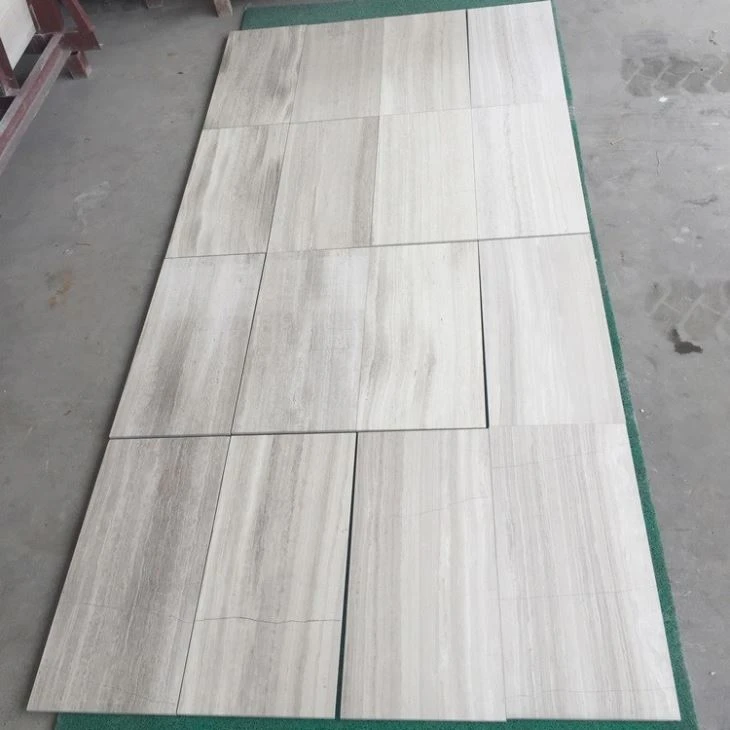White Wood Grain Marble Tiles (4) White Wood Grain Marble Tiles (4)