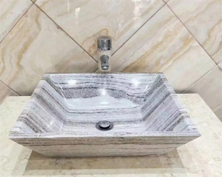 Natural White Marble Wash Basin