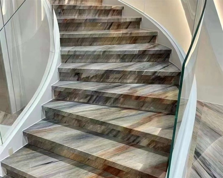 Blue Marble Stairs Blue Marble Stairs