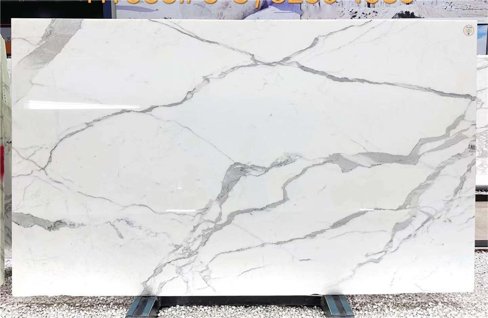 Calacatta White Marble Floor Tile