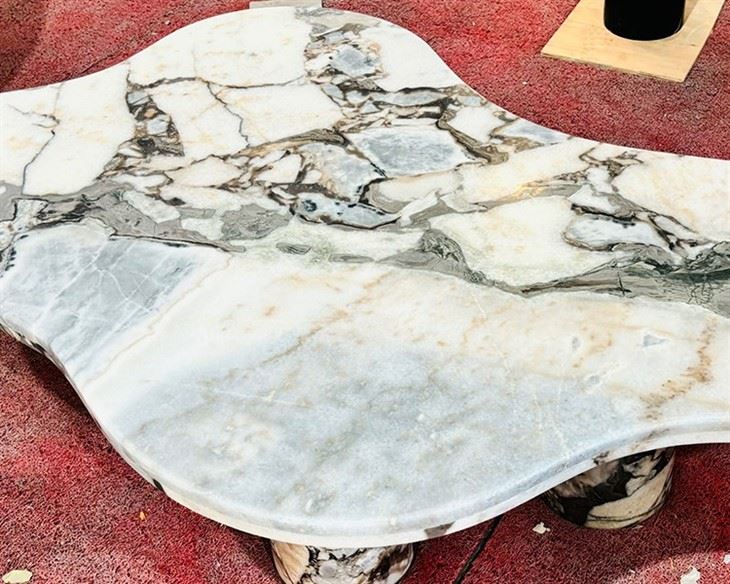 elephant white marble