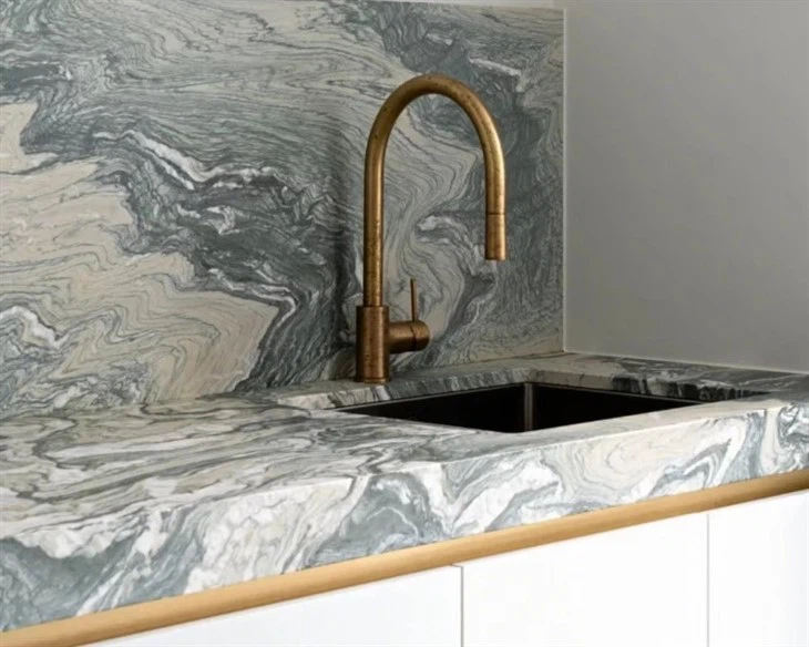 Cipollino Ondulato Marble wall